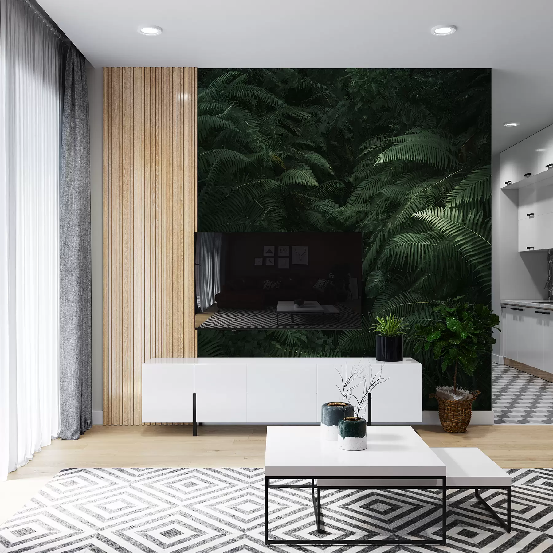 fototapeter Bregnekratt u51904