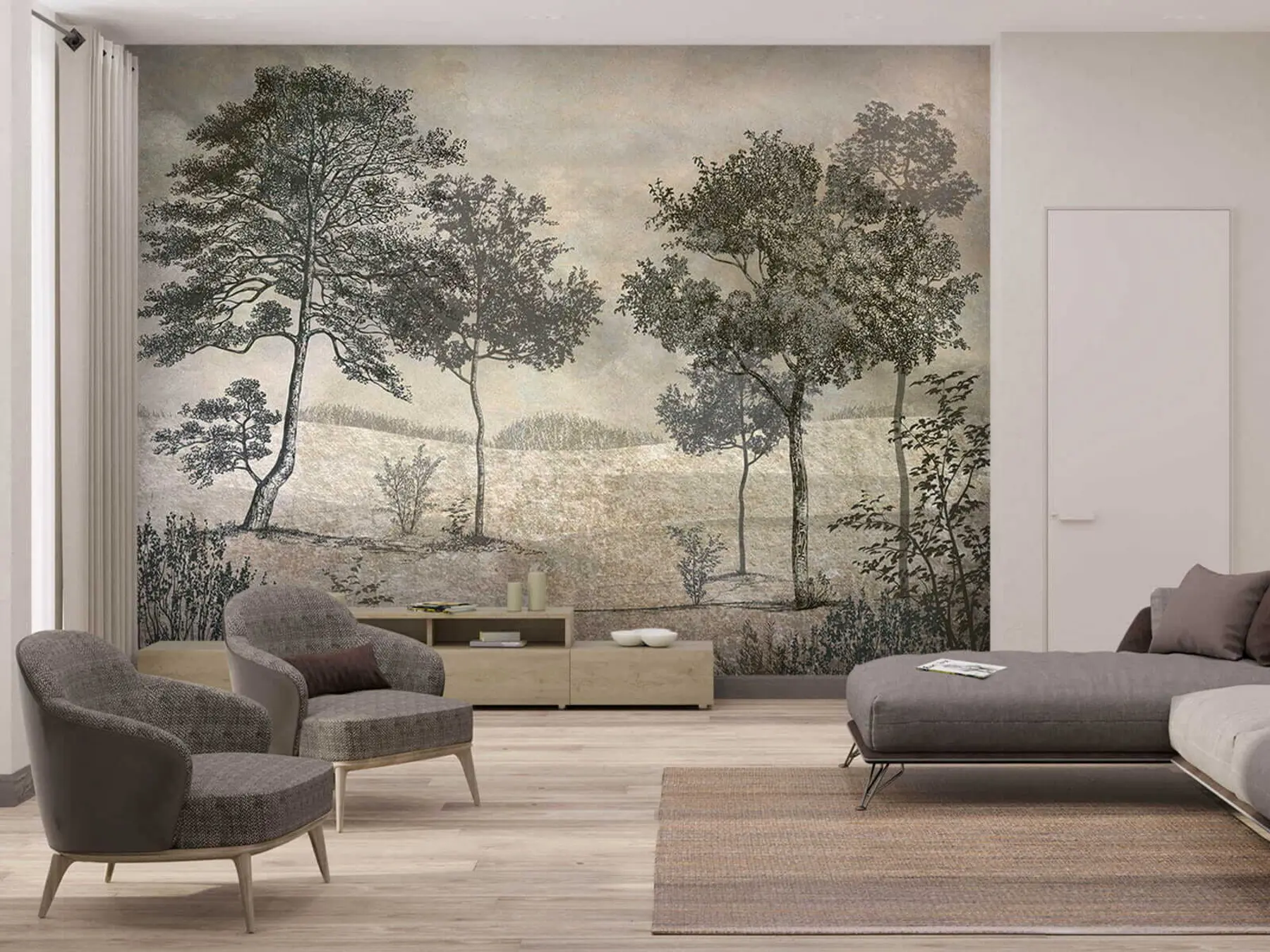 fototapeter Årgangstrær u80030