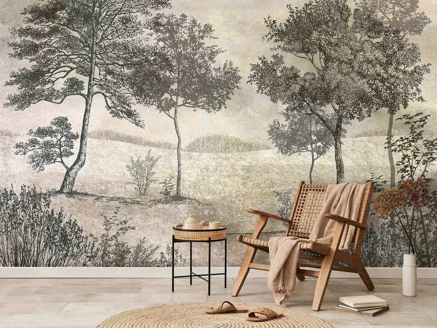 fototapeter Årgangstrær u80030