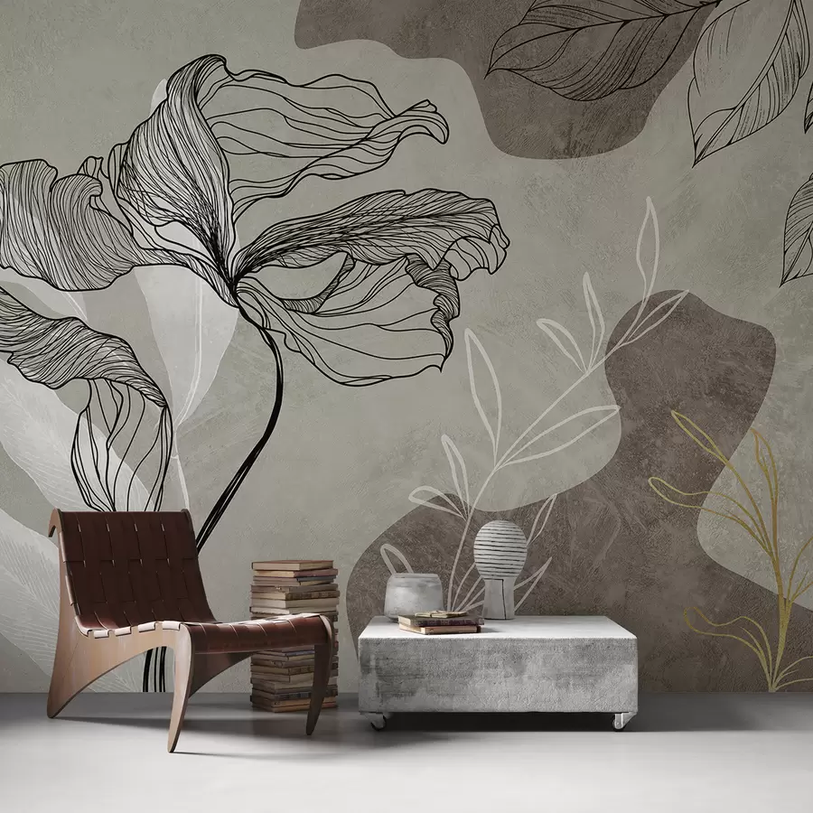 fototapeter Planter i boho-stil u71303