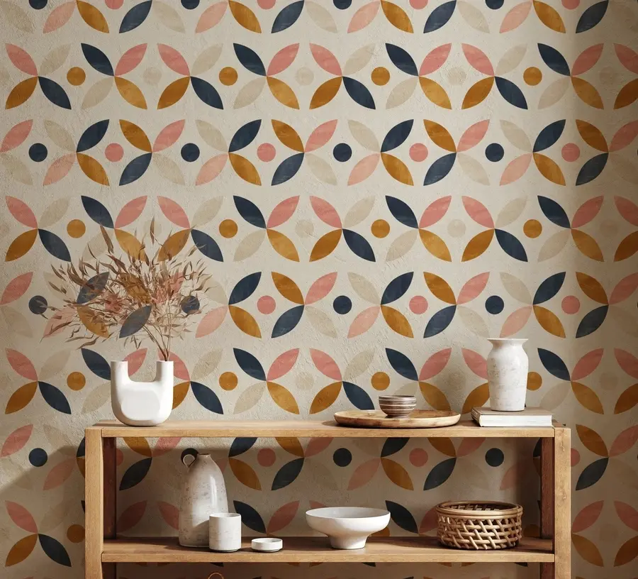 fototapeter Fasjonabel retro u71344