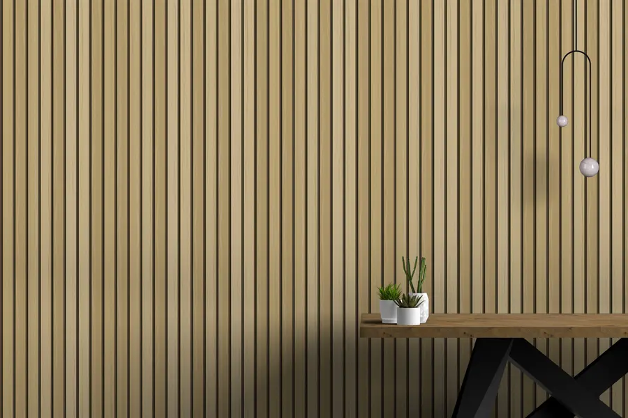 fototapeter Lyse trekorn i valnøttstruktur w00022