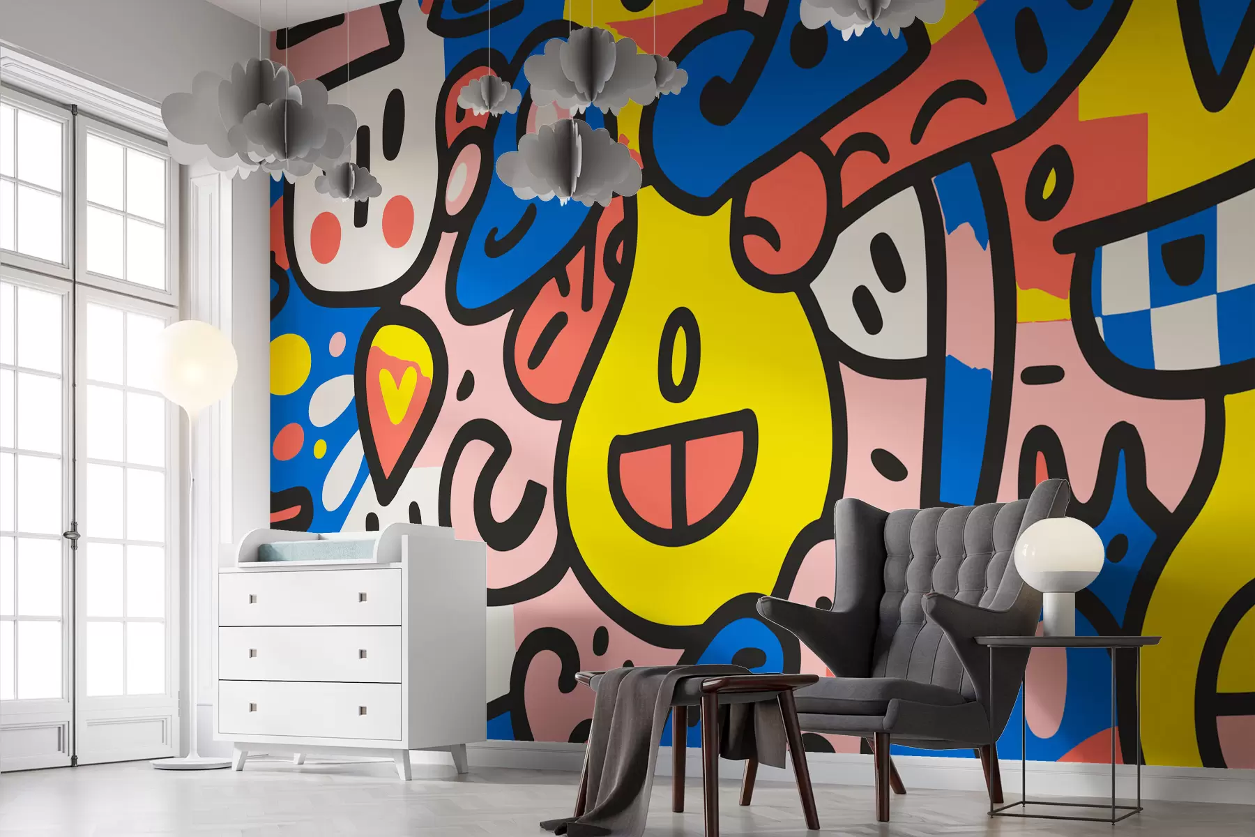 fototapeter Graffiti w08056