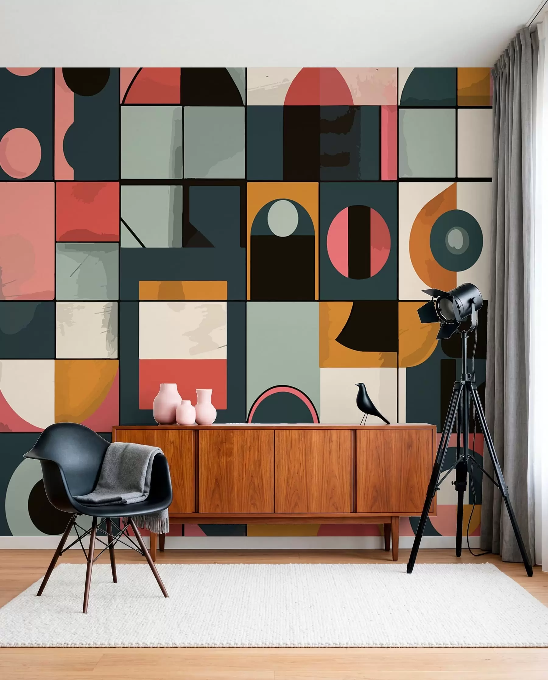 fototapeter Bahaus-stil w01075