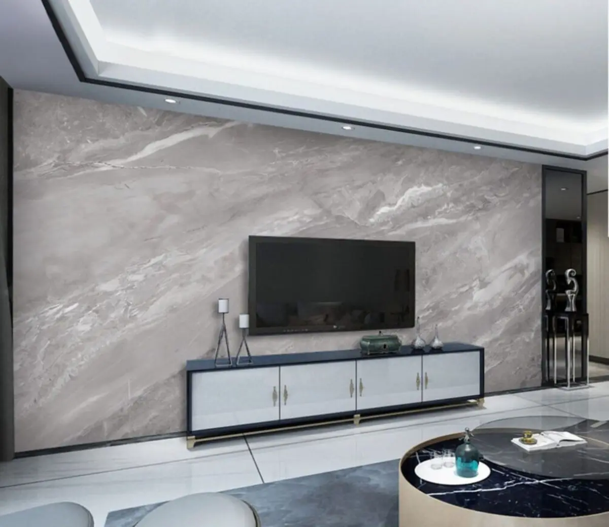 fototapeter Grå, skråning og sand u31214