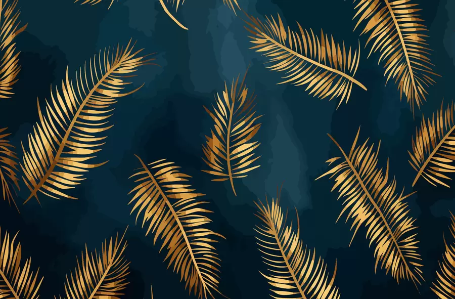 fototapeter Malte blader w01743