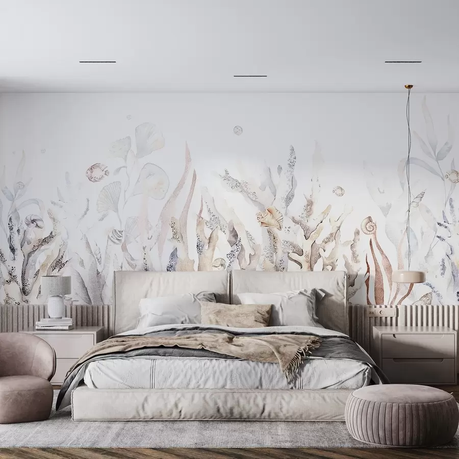 fototapeter Undervannsro i duse fargetoner w00881