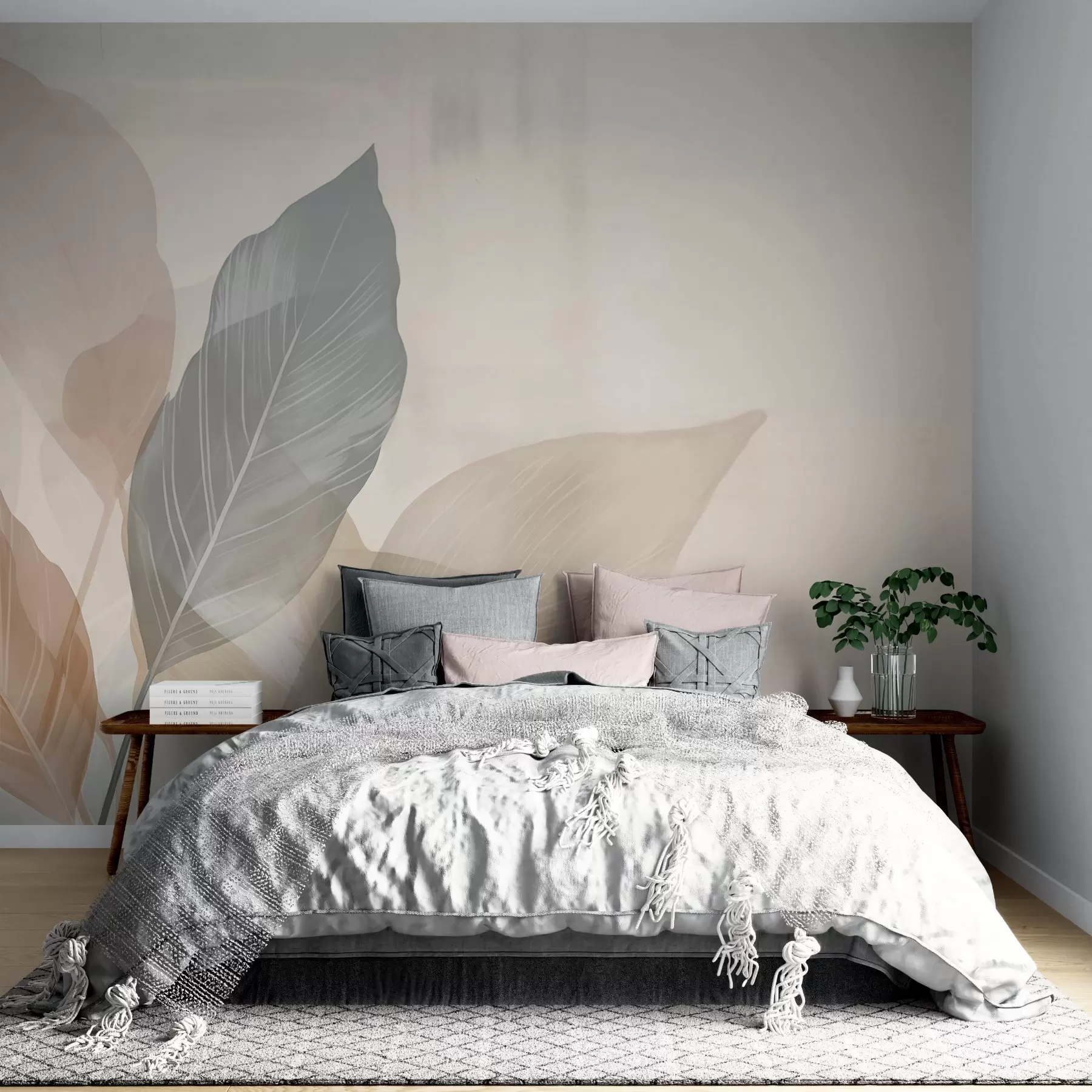 fototapeter Retro blader w02190