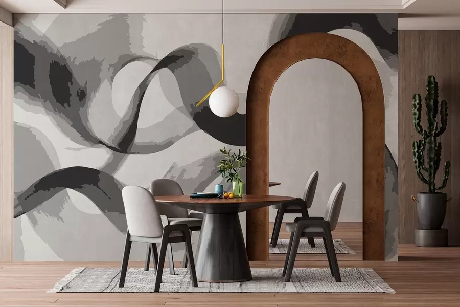 fototapeter Abstrakte bølger w02304