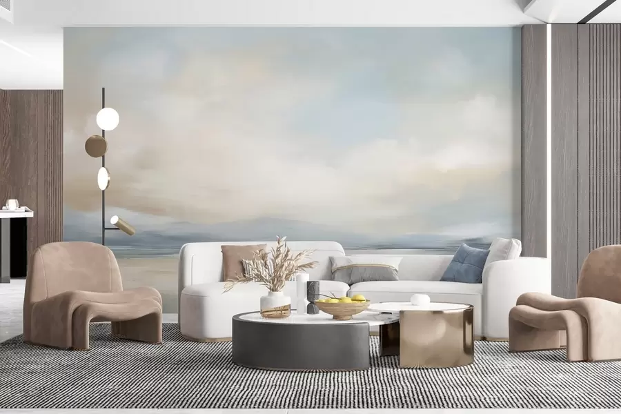 fototapeter Landskap i rolige toner w02413