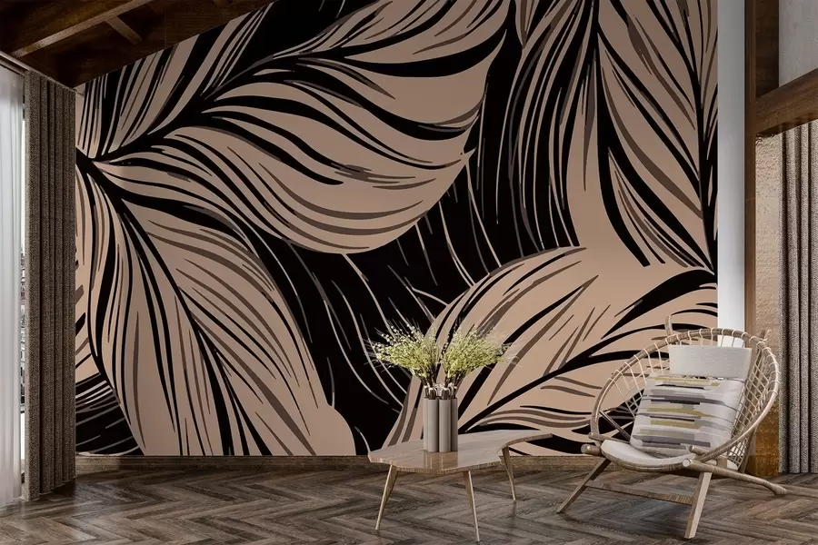 fototapeter Bladmønster w02415