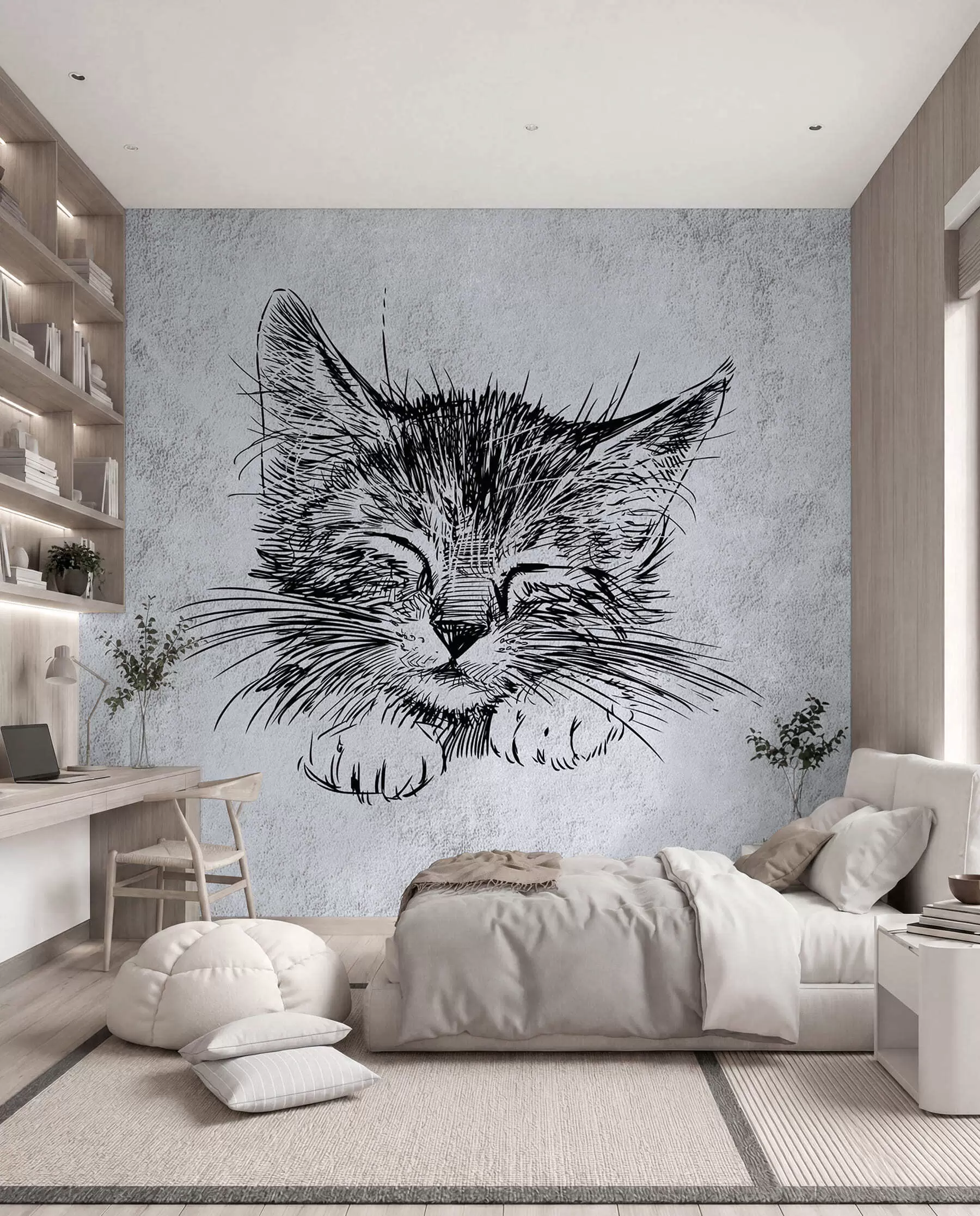 fototapeter Katt, kattedyr og rovdyr u43536