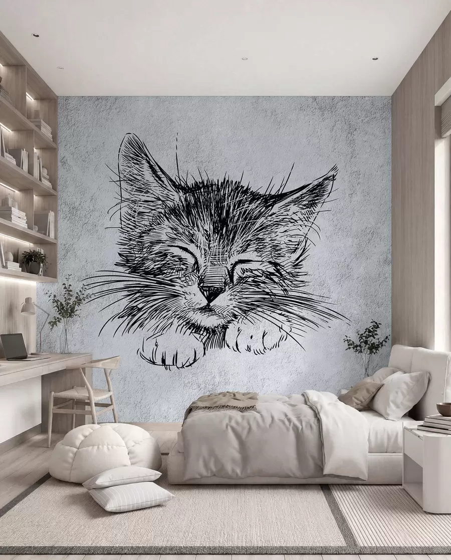 fototapeter Katt, kattedyr og rovdyr u43536