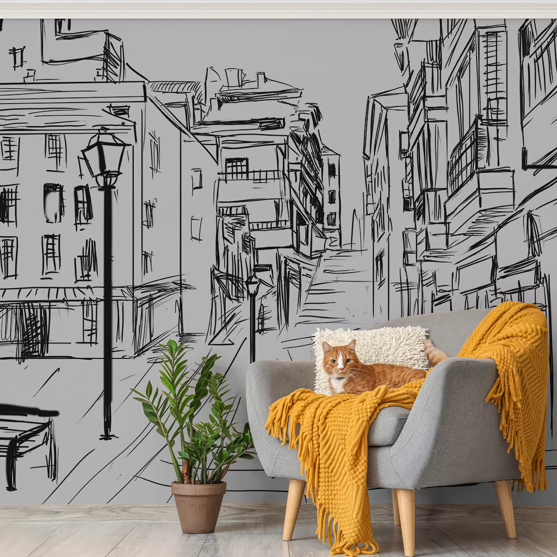 fototapeter Bygning, svart e infrastruktur u51061