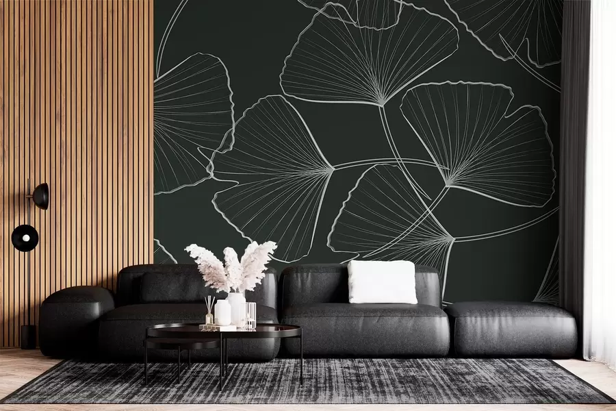 fototapeter Skjema for blader w02529