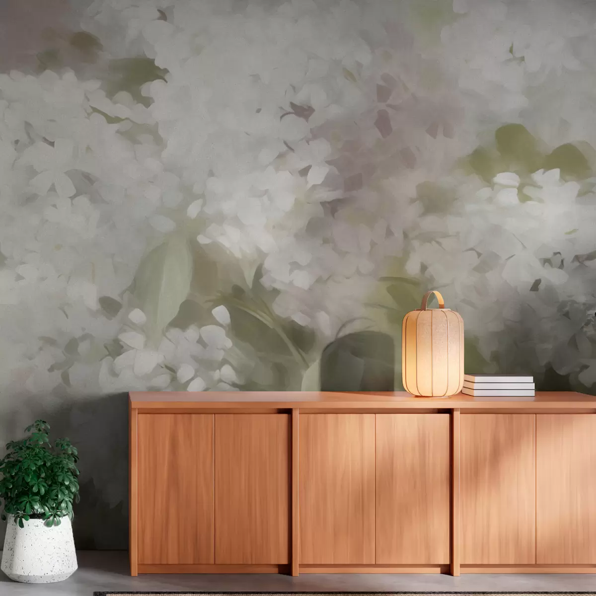 fototapeter Syrinblomster w08540