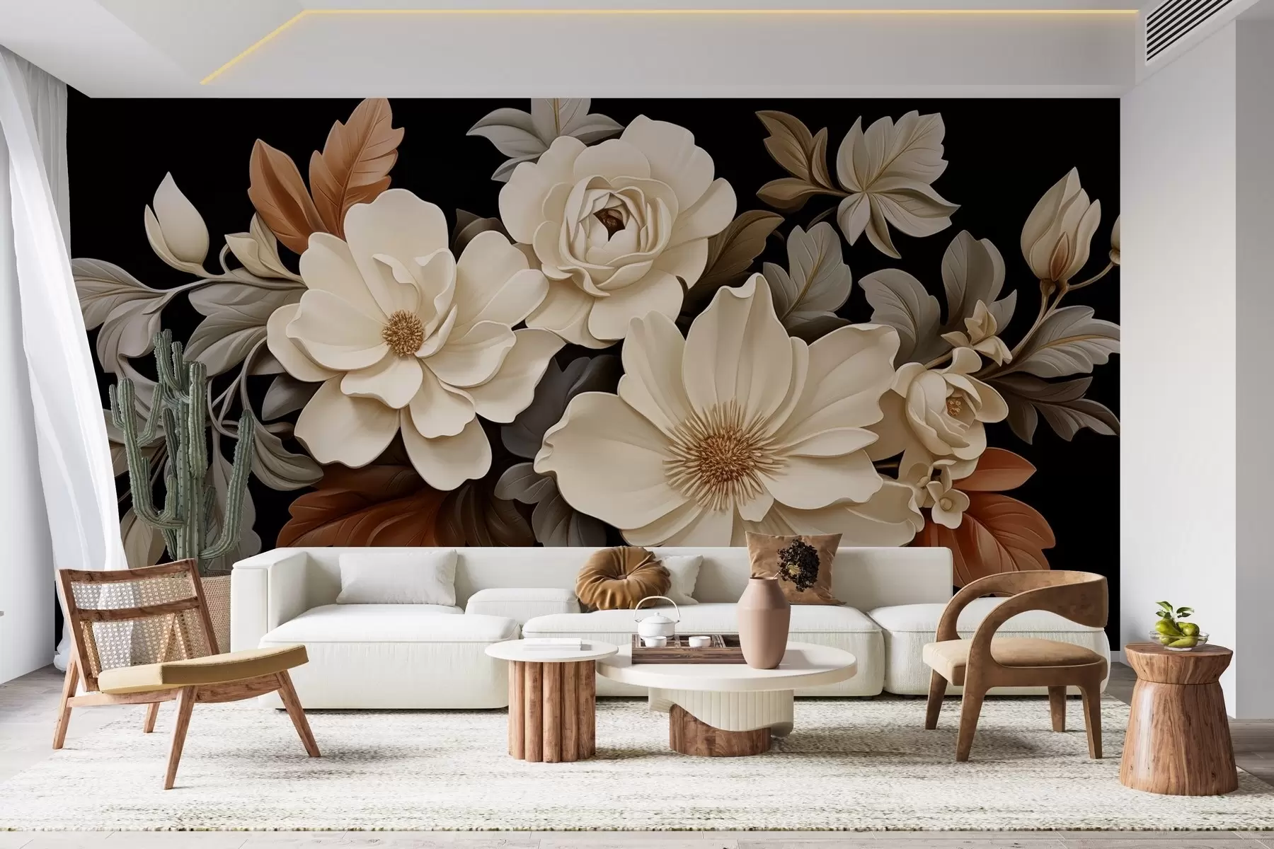 fototapeter Frodig blomsteroppsats w02602