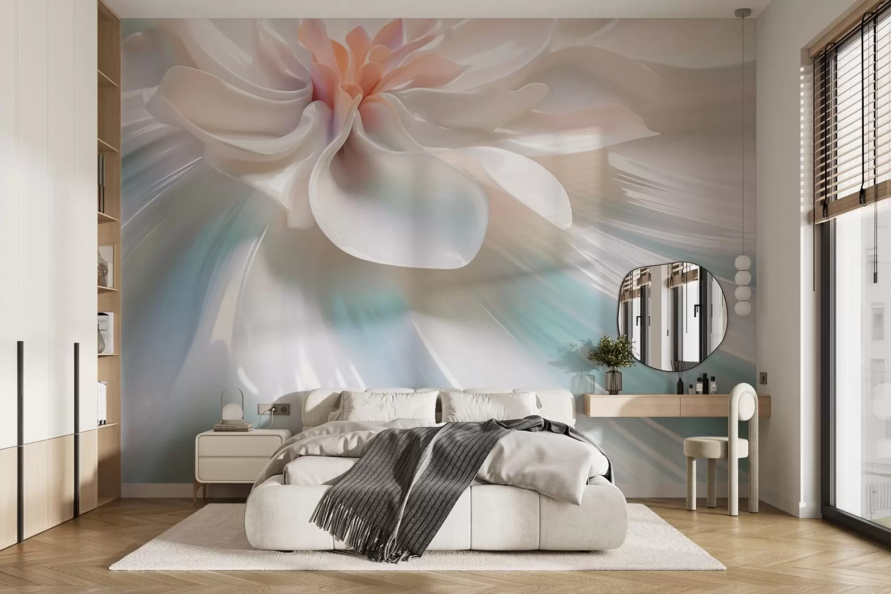 fototapeter Volumetrisk utsøkt blomst  w02676