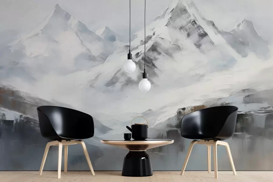 fototapeter Stiliserte fjell w02681