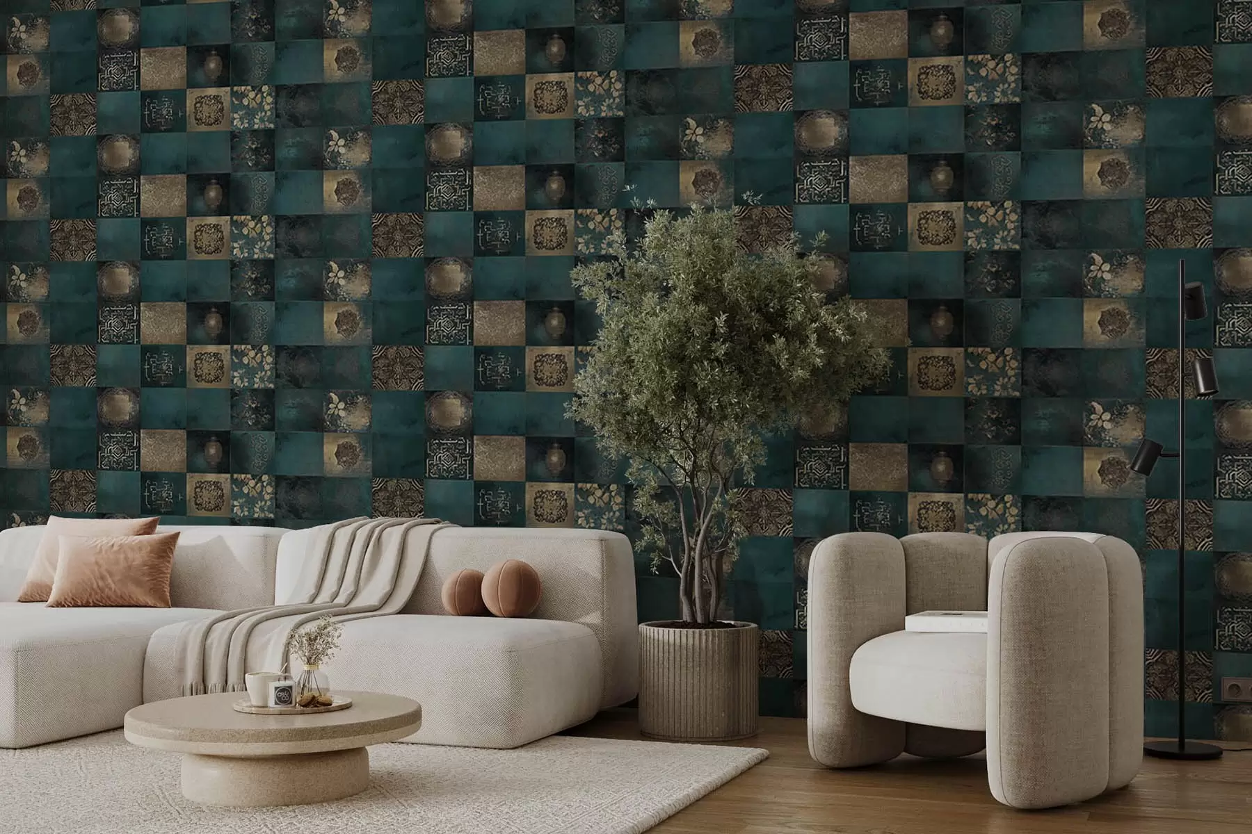 fototapeter Små fliser w08620