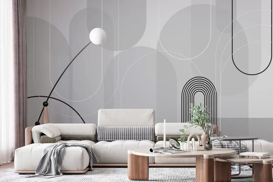 fototapeter Stilfulle minimalistiske buer w02826v1