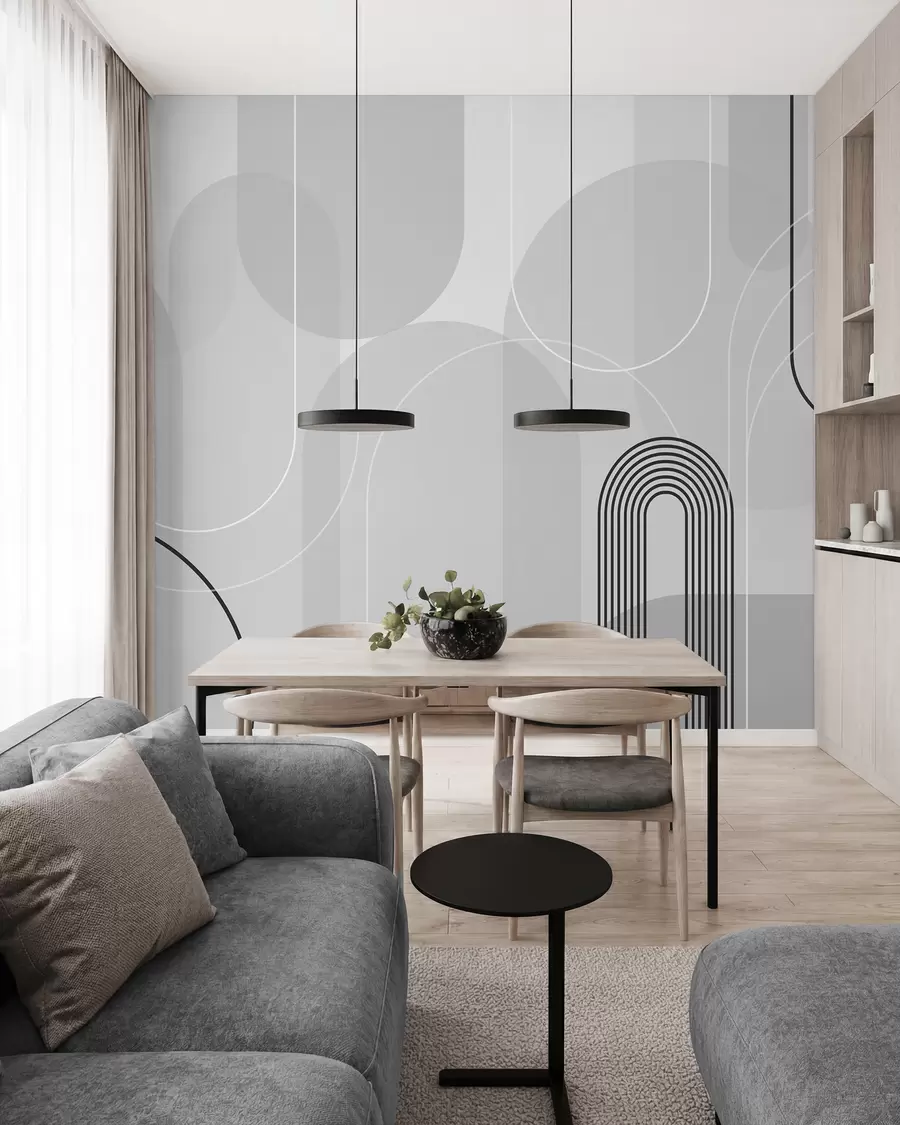 fototapeter Stilfulle minimalistiske buer w02826v1