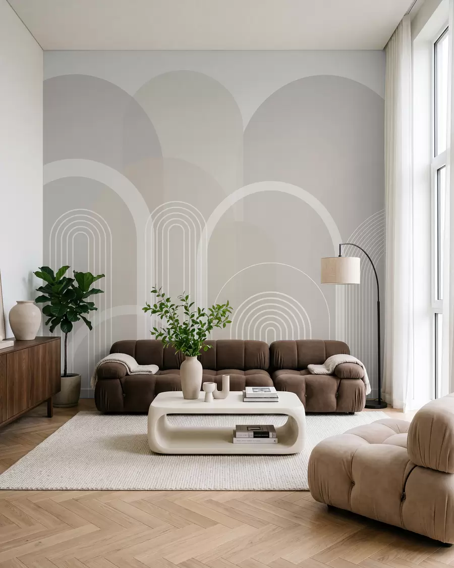 fototapeter Geometriske buer boho w02935v1