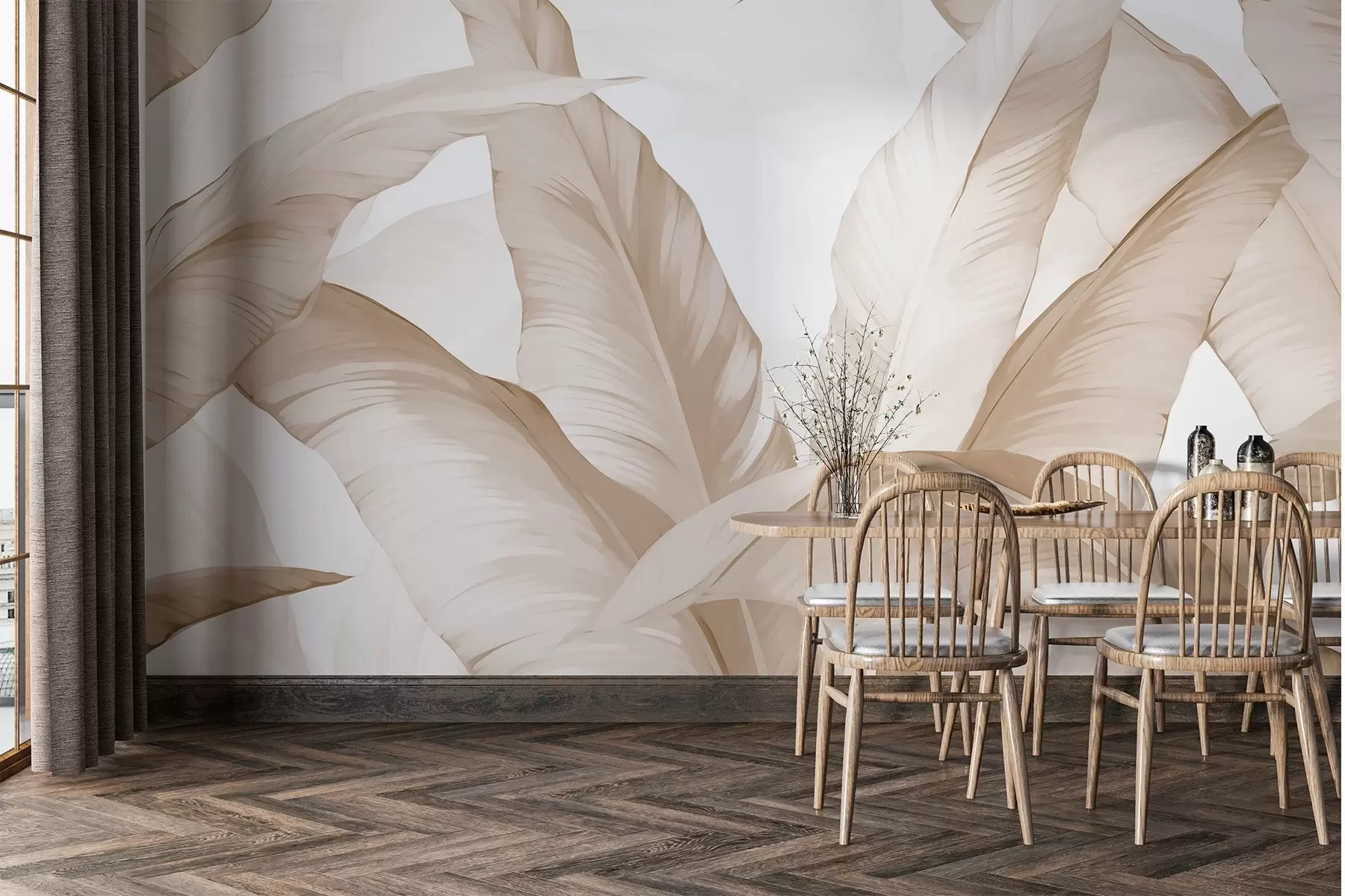 fototapeter Bananblader w02999v2