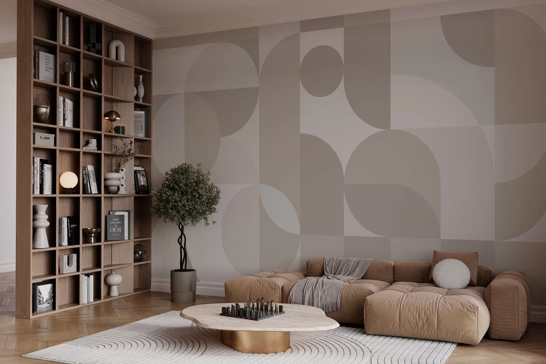 fototapeter Stilig geometrisk trend w03058