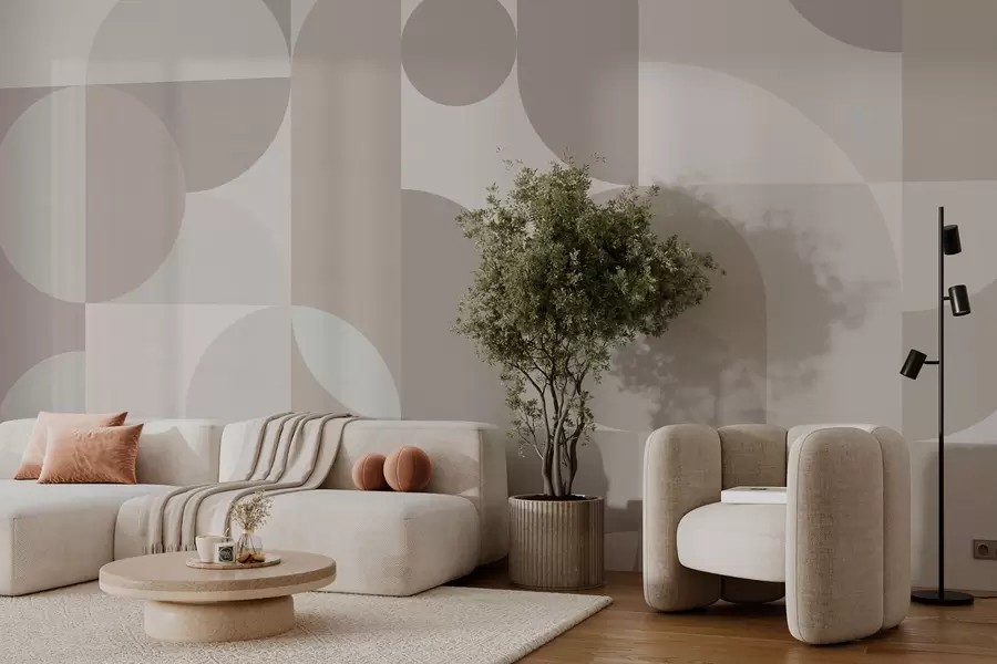 fototapeter Stilig geometrisk trend w03058