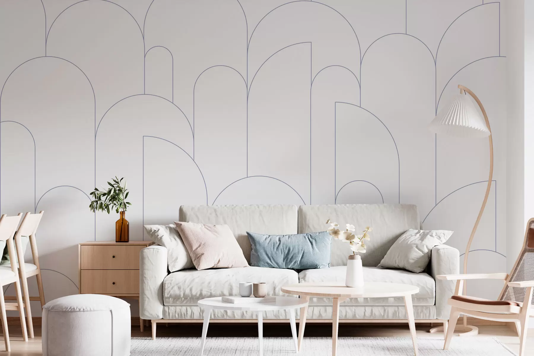 fototapeter Minimalistiske buer w03145v2