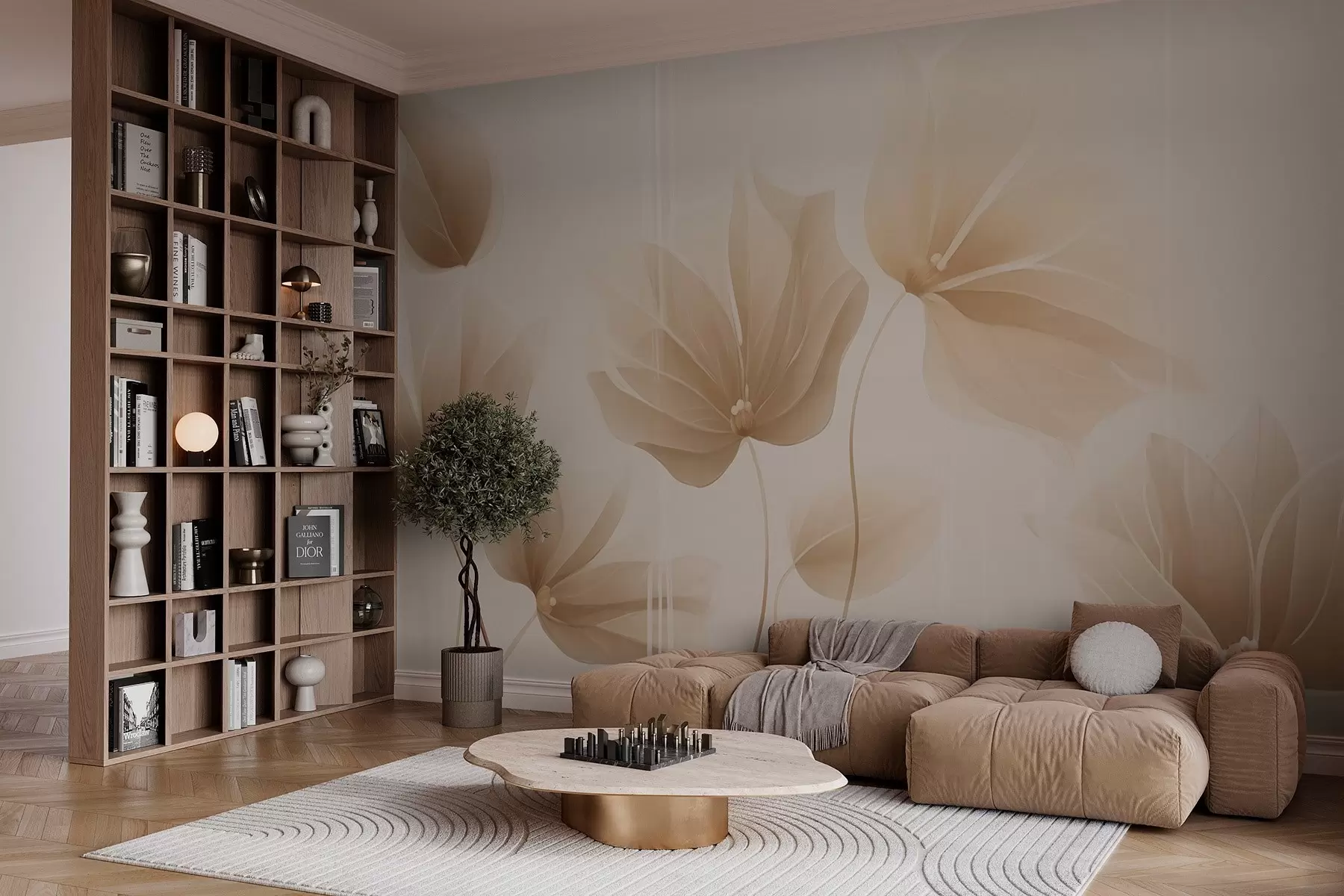 fototapeter Blomster w03139