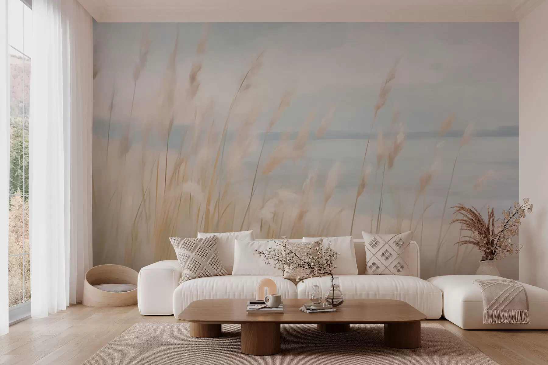 fototapeter Pampas-planter w03231