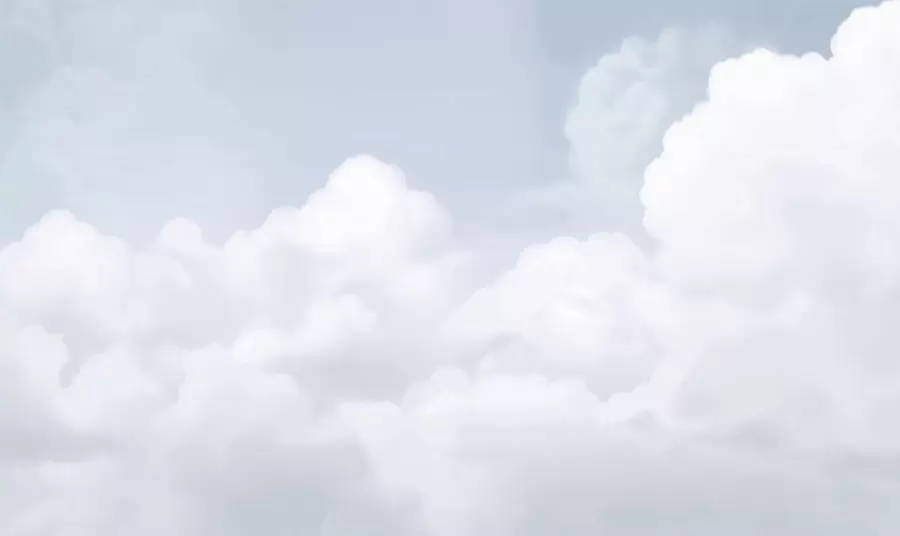 fototapeter Blå himmel og skyer w03301v1