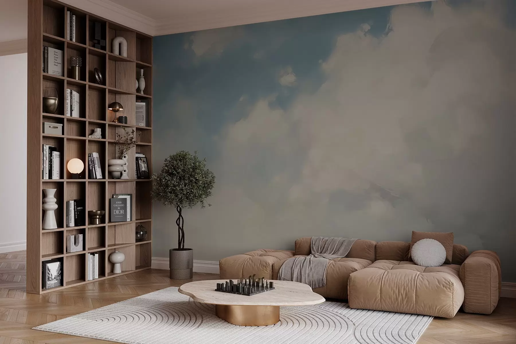 fototapeter Skyet himmel w03351