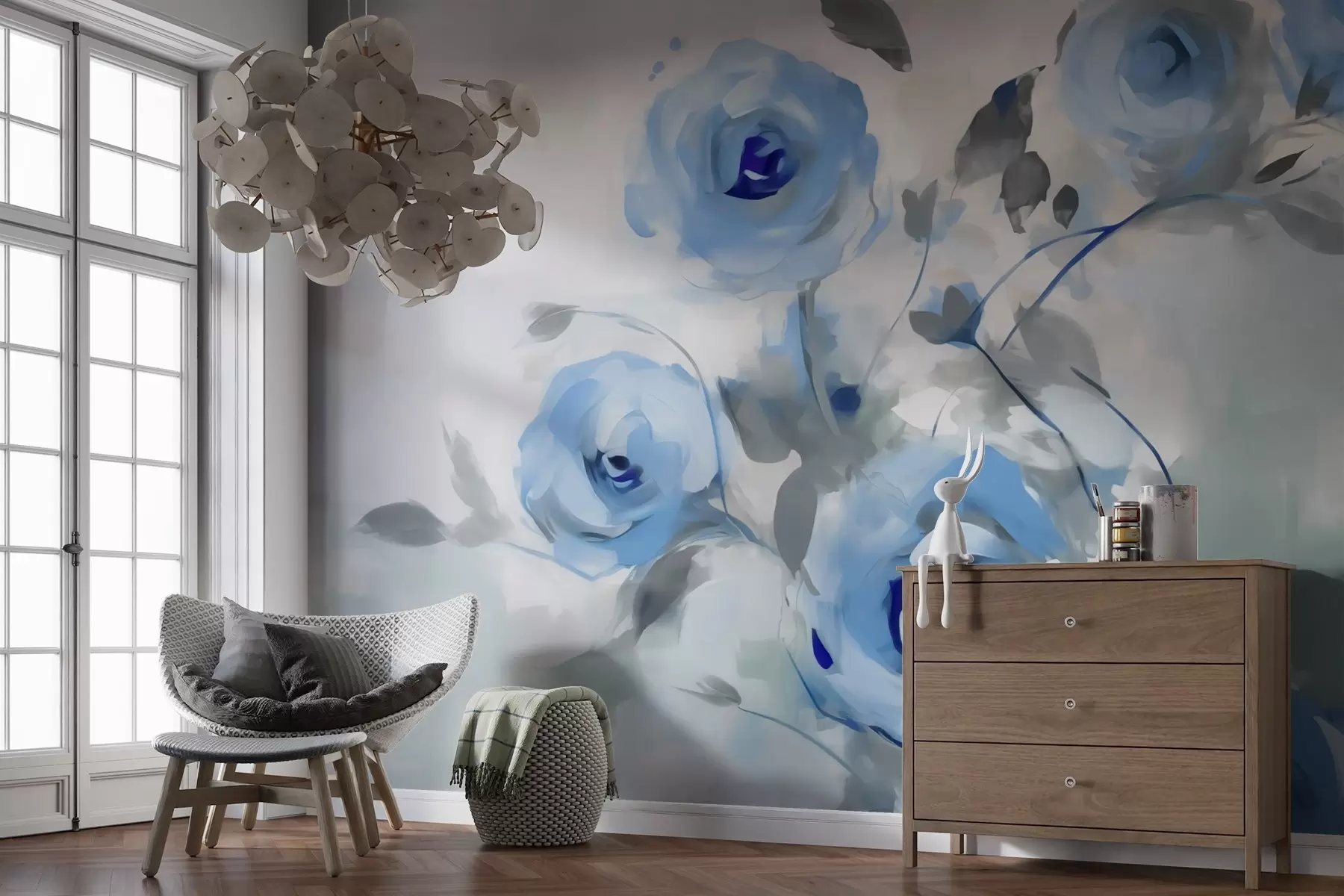 fototapeter Abstrakte roser w03358