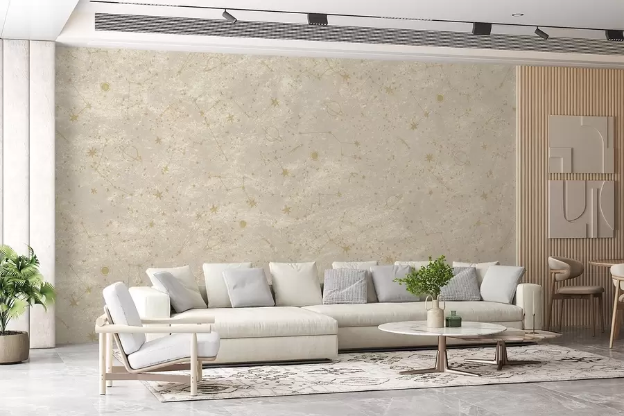 fototapeter Skånsomme stjerner, planeter og stjernebilder w08931