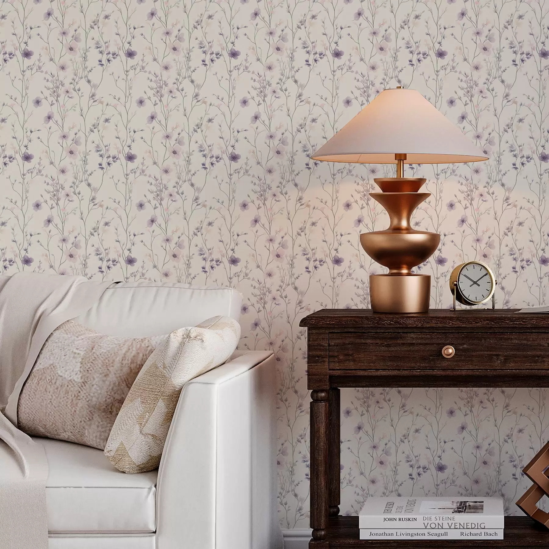 fototapeter Små villblomster med tynne stilker a00003v1