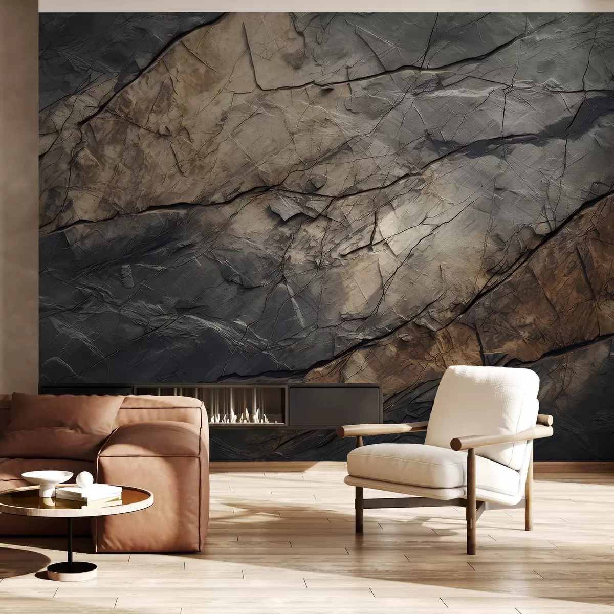 fototapeter Malt vegg i akvarell w03561