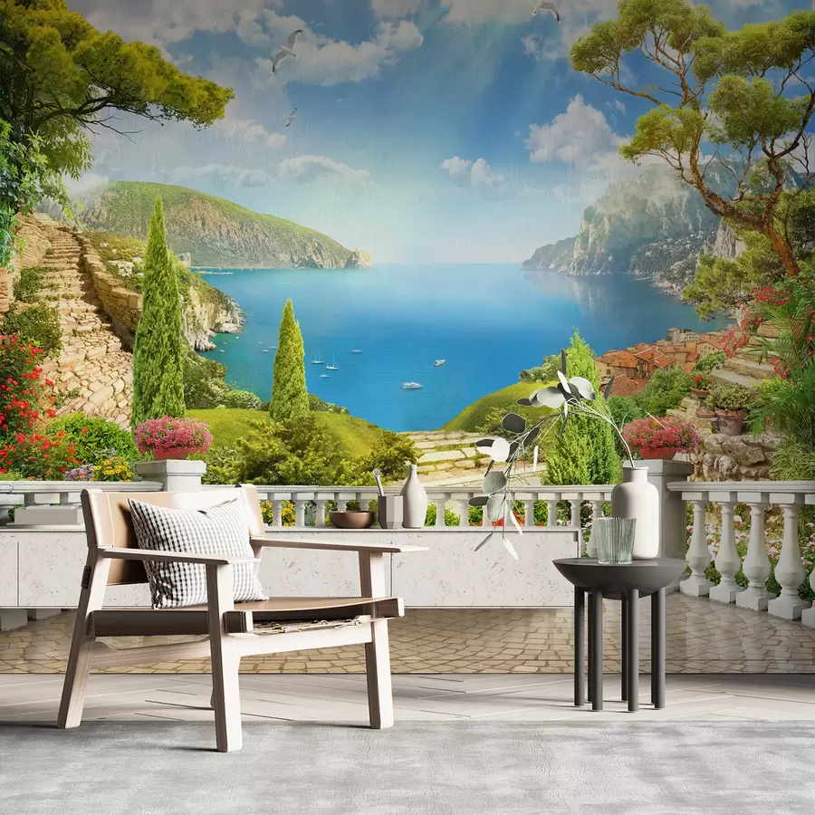 fototapeter Himmel, skyer og vann u60261