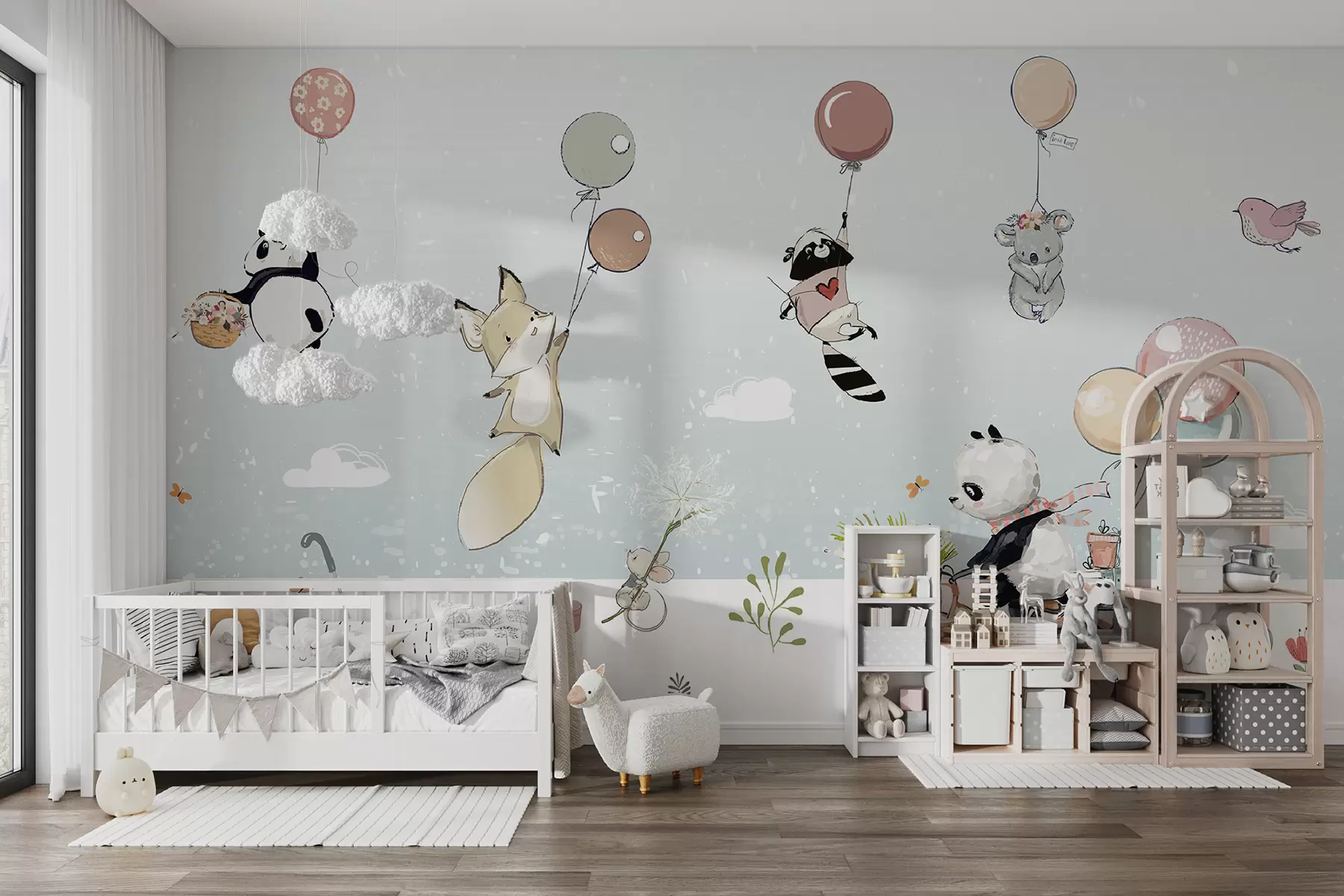 fototapeter Festmåltid for dyrene u62013