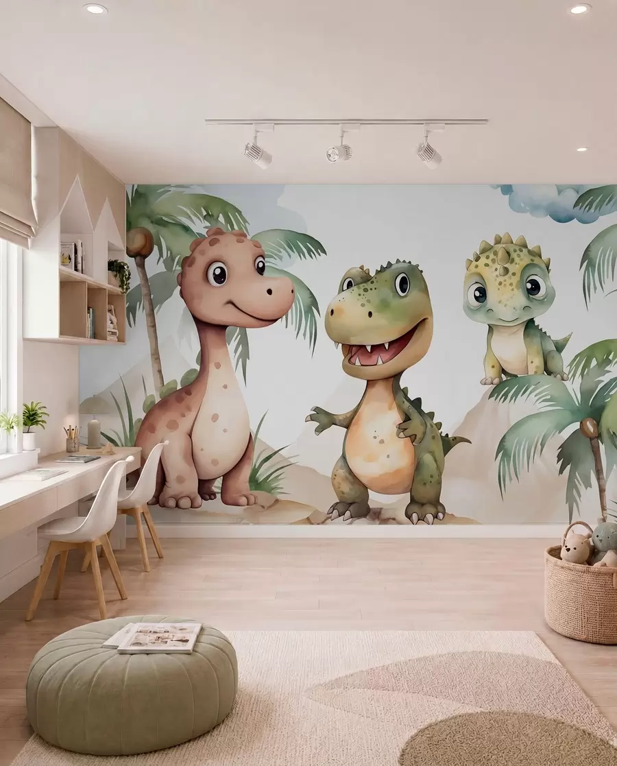 fototapeter Dinosaurer w03675