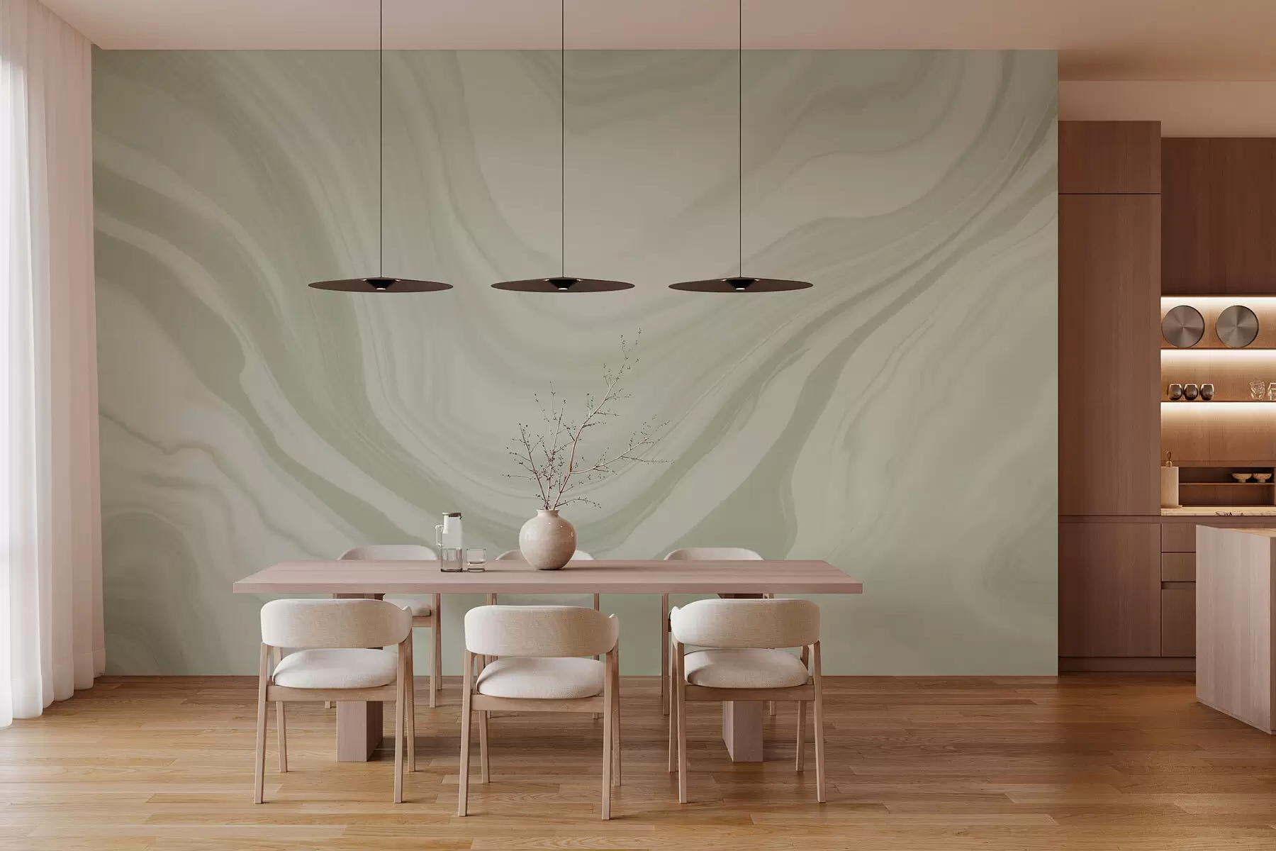 fototapeter Abstrakte bølger w03744v2