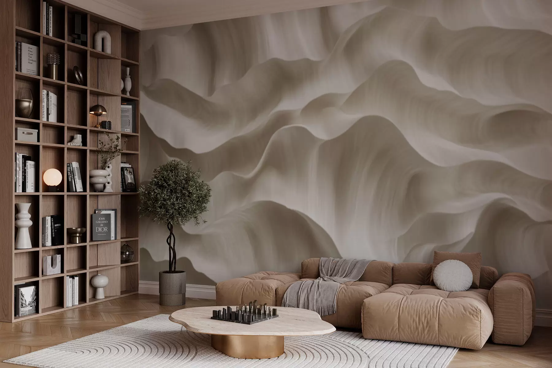 fototapeter Abstrakte bølger w03750v1