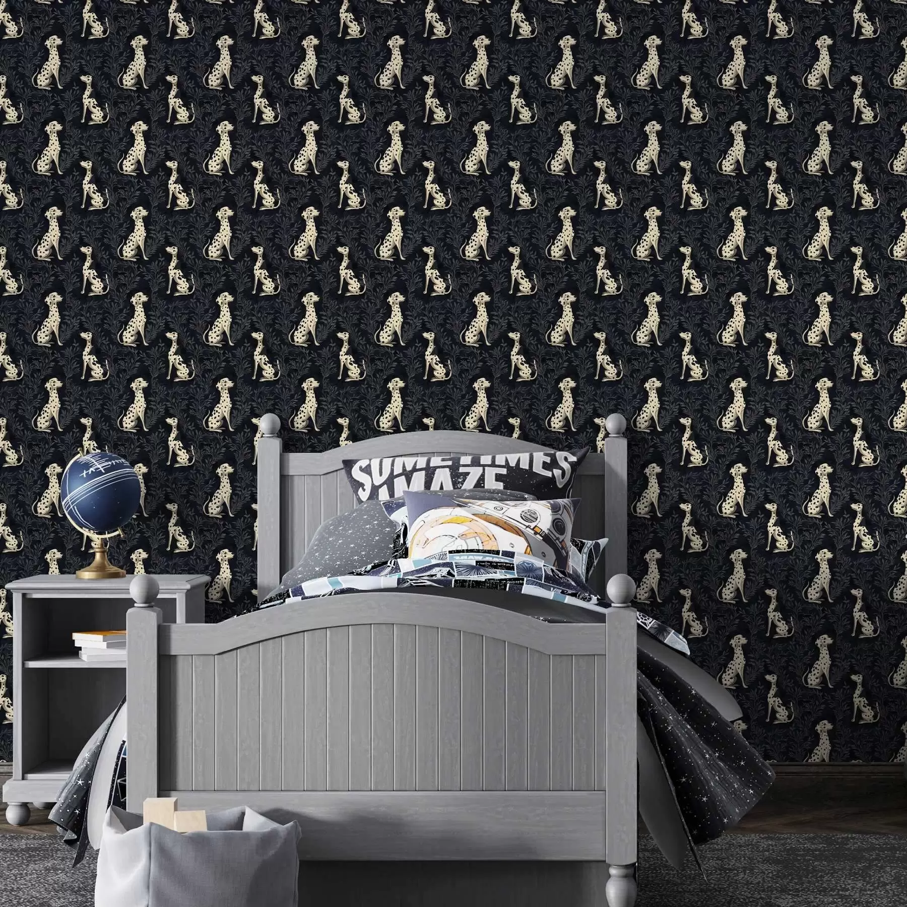 fototapeter Dalmatinere på mørk bakgrunn a00121