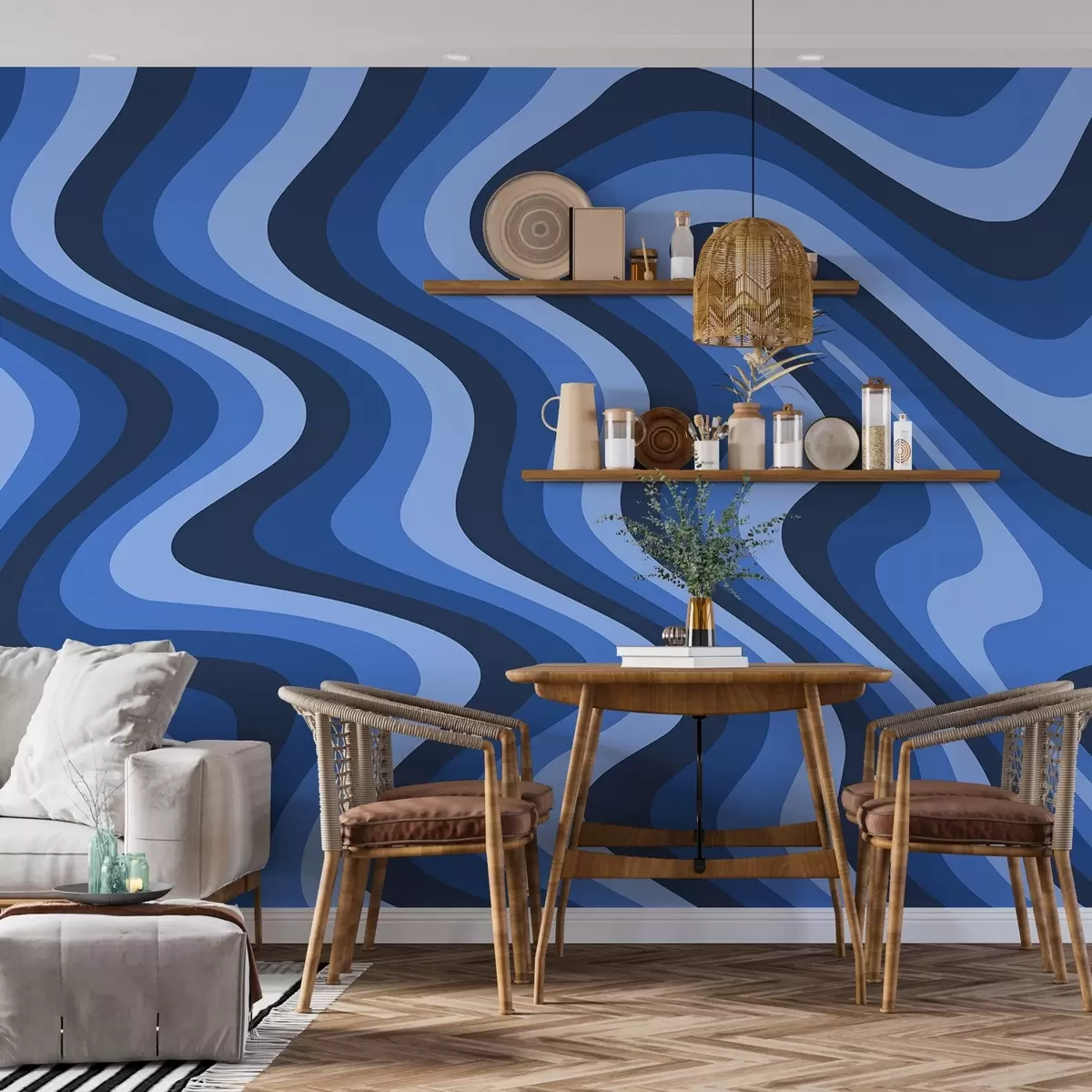 fototapeter Magiske bølger w03971v1