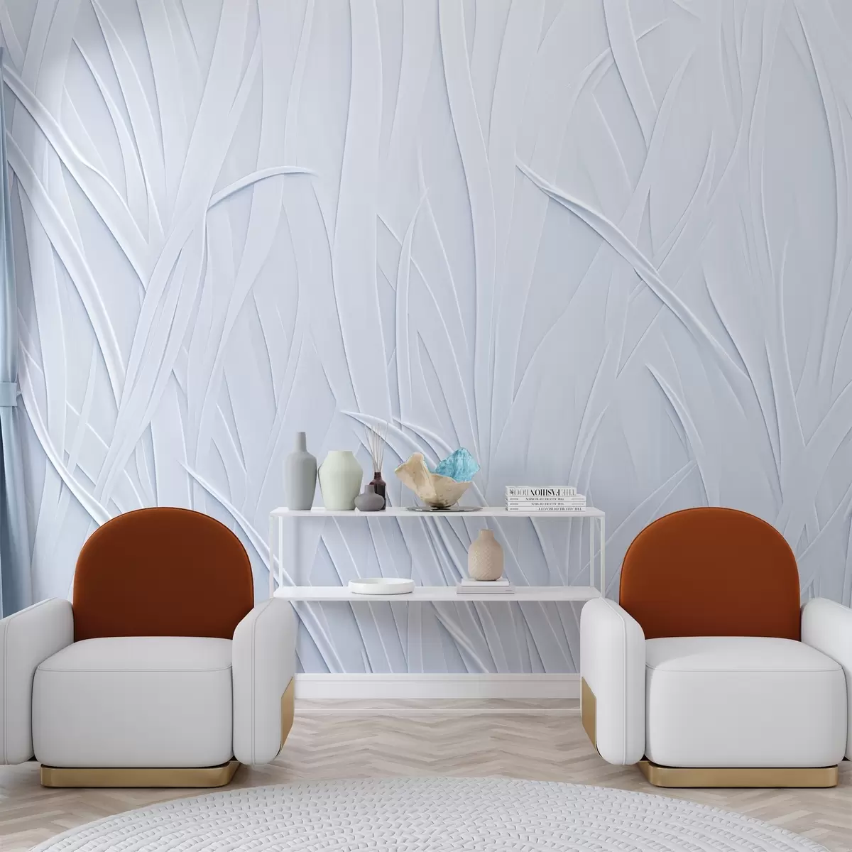 fototapeter Buede linjer w03985v1