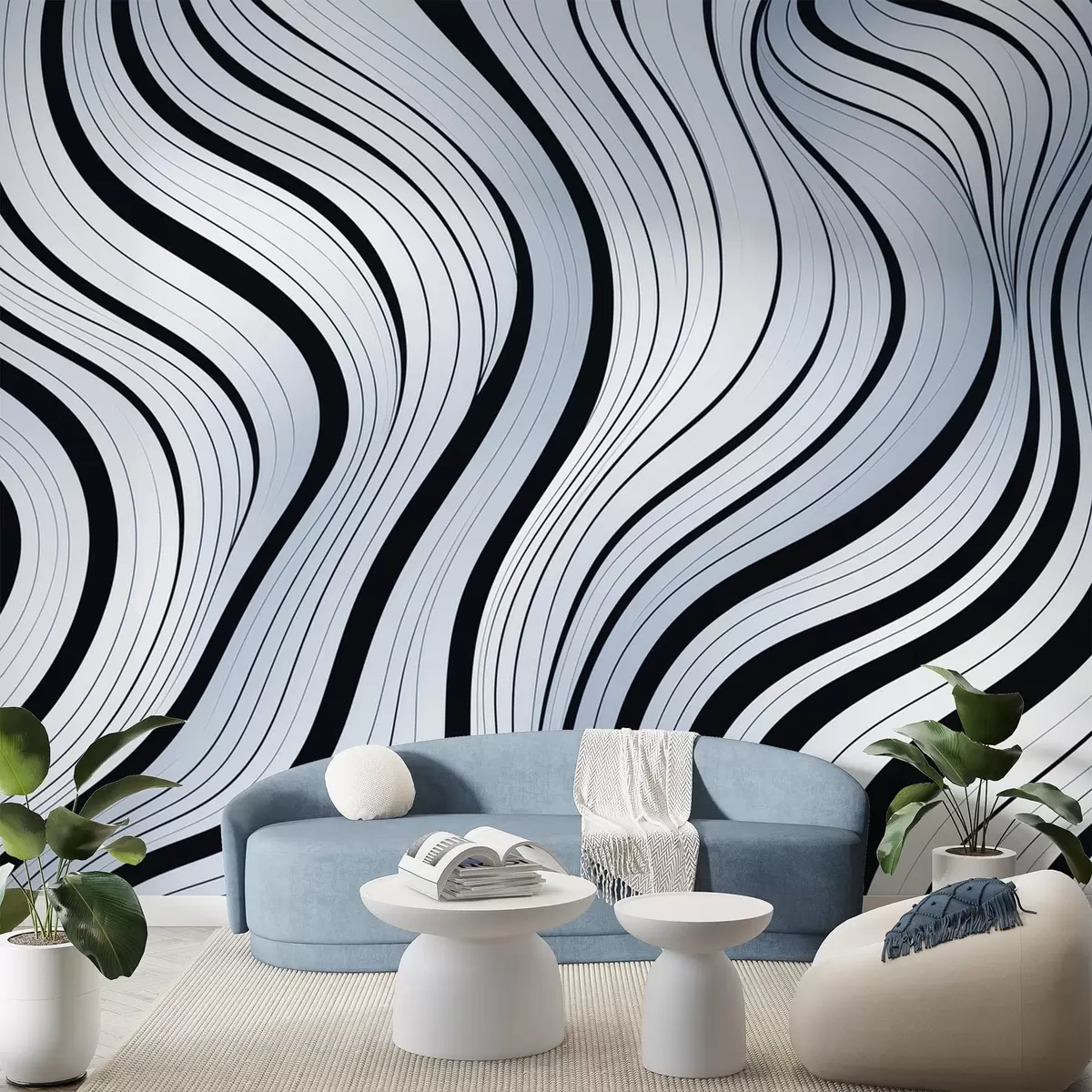 fototapeter Abstrakte bølger w04022v1