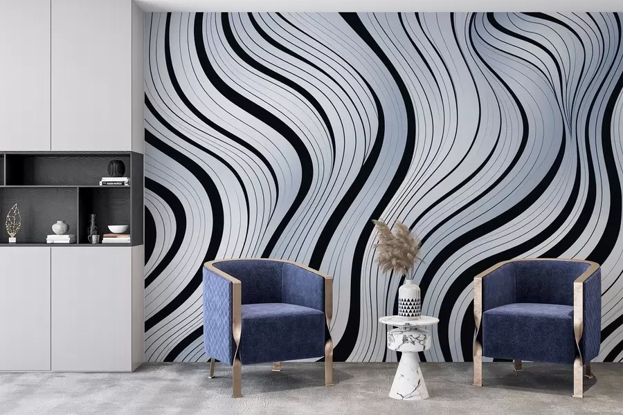 fototapeter Abstrakte bølger w04022v1