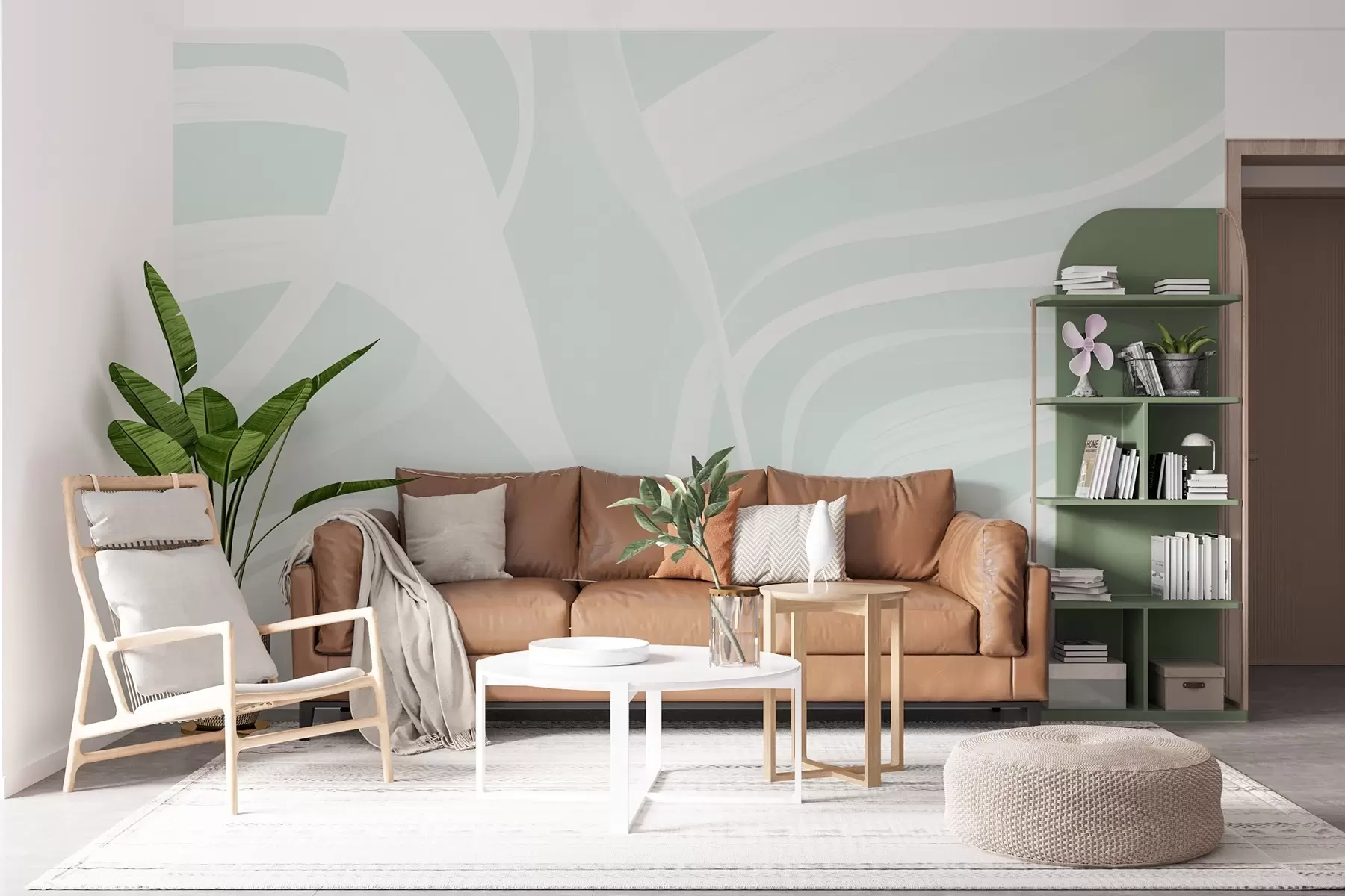 fototapeter Myke linjer w04041v2